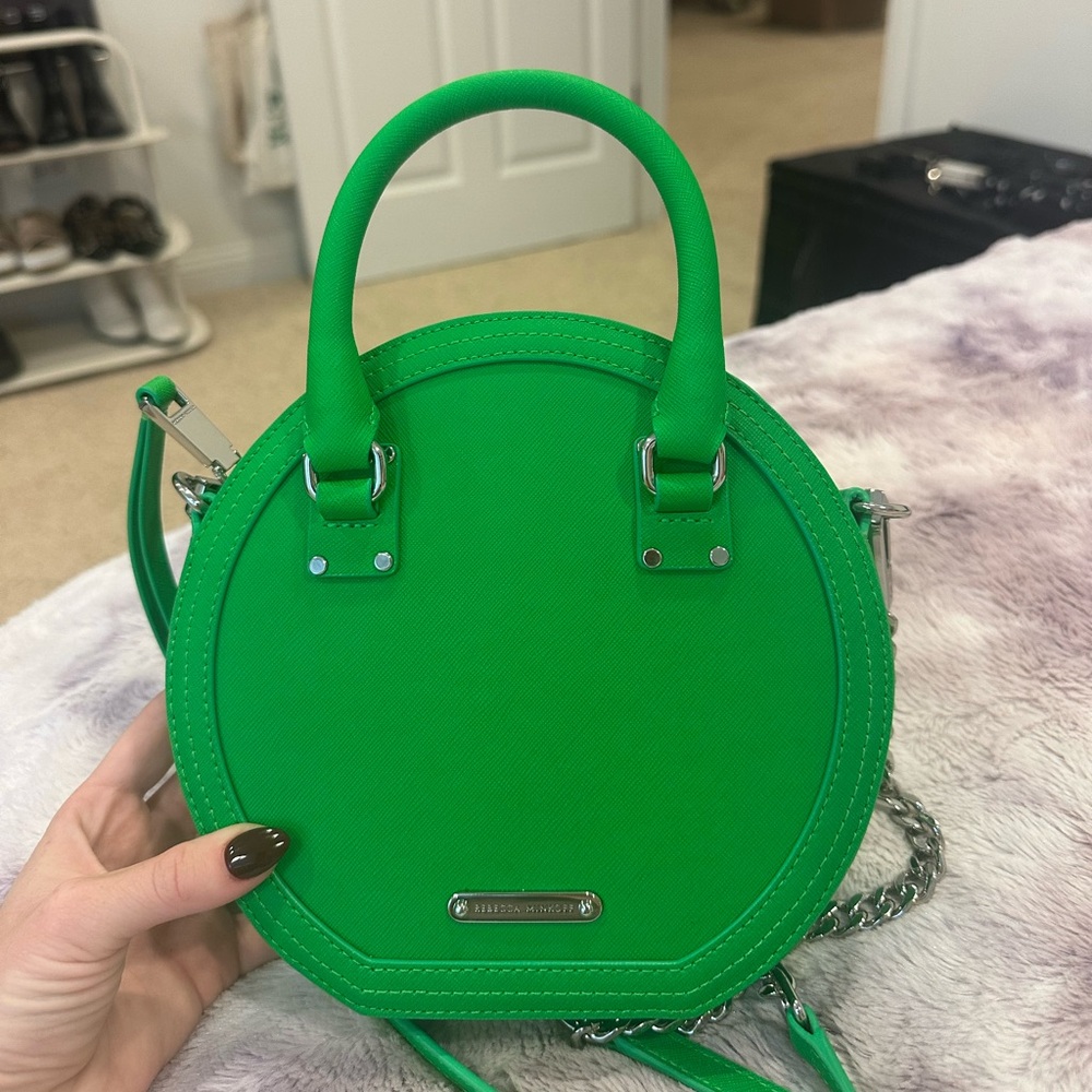 Green Rebecca Minkoff crossbody bag